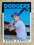 1986 Topps #197 Enos Cabell
