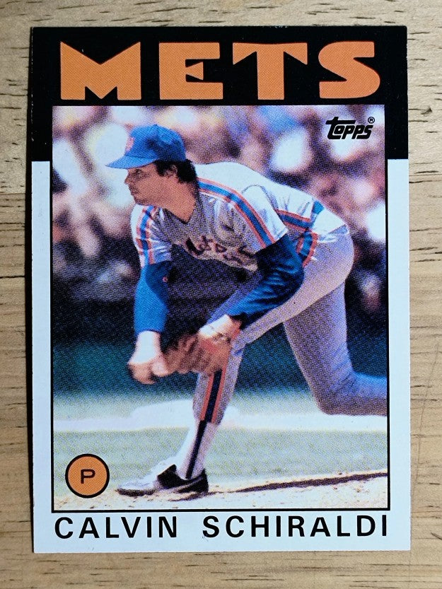 1986 Topps #210 Calvin Schiraldi