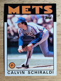 1986 Topps #210 Calvin Schiraldi
