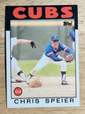 1986 Topps #212 Chris Speier