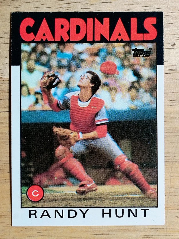 1986 Topps #218 Randy Hunt