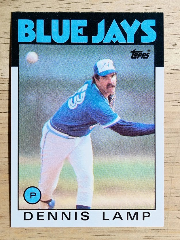 1986 Topps #219 Dennis Lamp