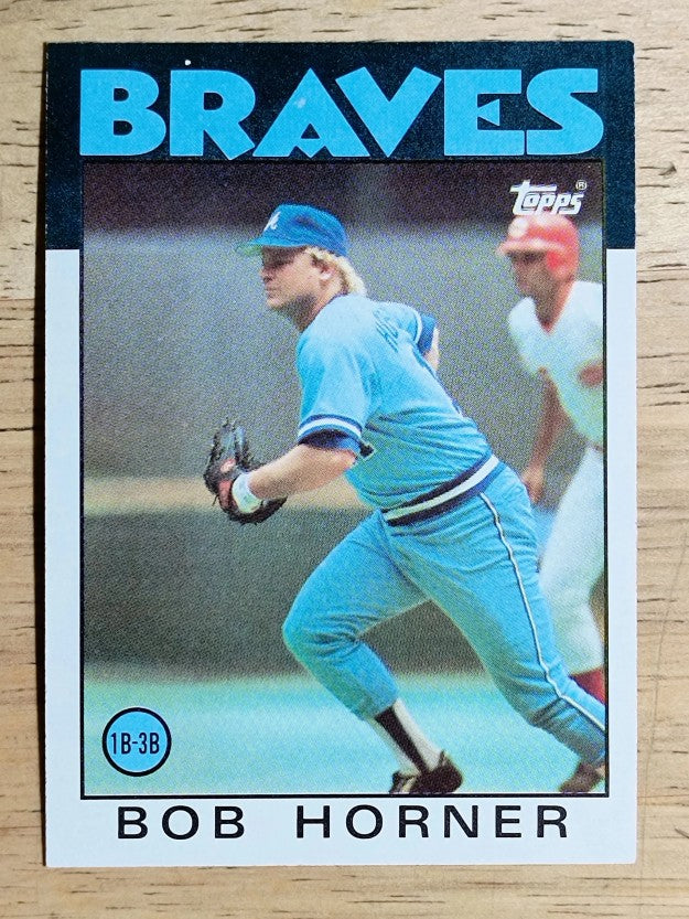 1986 Topps #220 Bob Horner