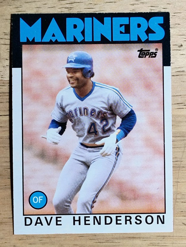 1986 Topps #221 Dave Henderson