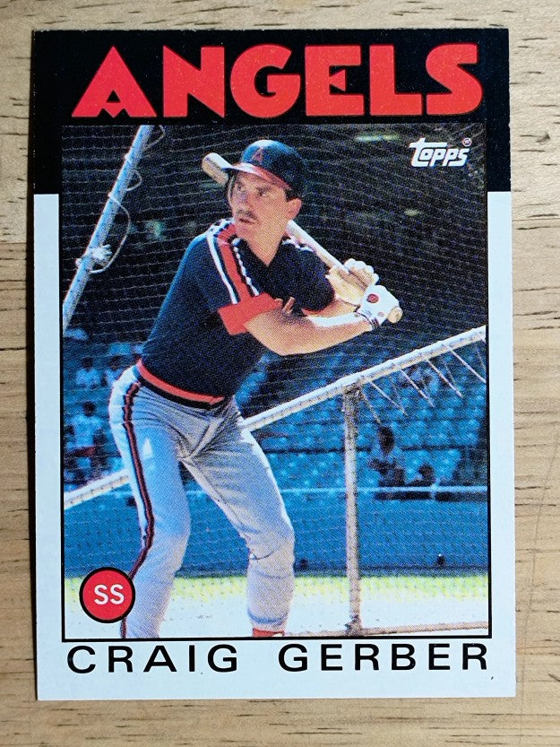 1986 Topps #222 Craig Gerber