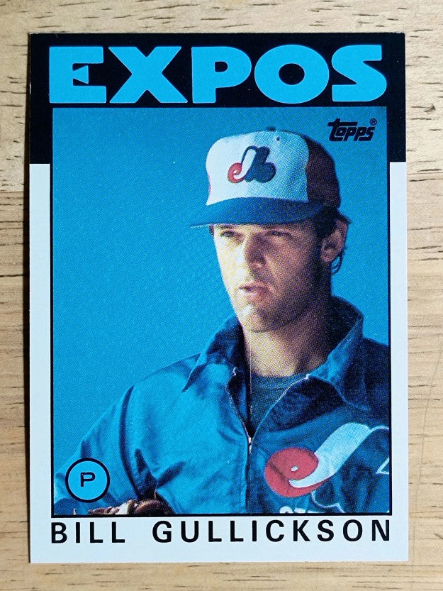 1986 Topps #229 Bill Gullickson