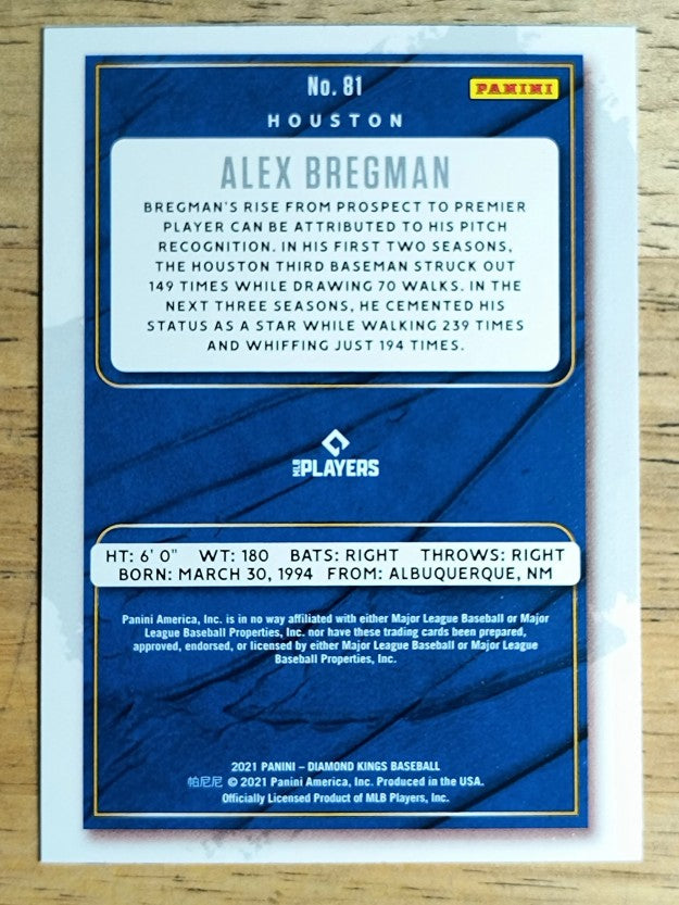 2021 Diamond Kings #81 Alex Bregman