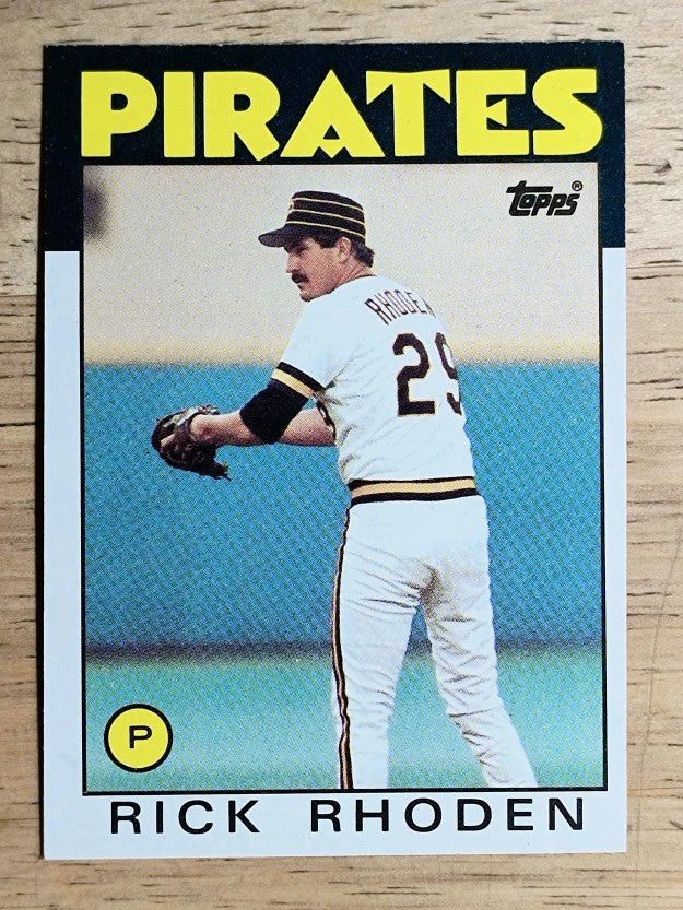 1986 Topps #232 Rick Rhoden
