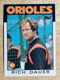 1986 Topps #251 Rich Dauer