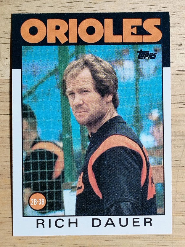 1986 Topps #251 Rich Dauer