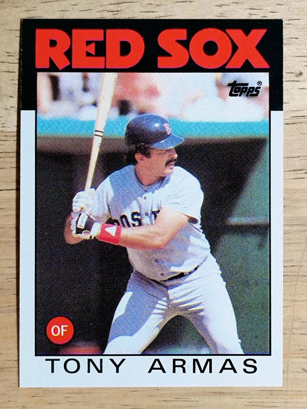 1986 Topps #255 Tony Armas