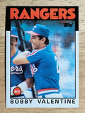1986 Topps #261 Bobby Valentine MG