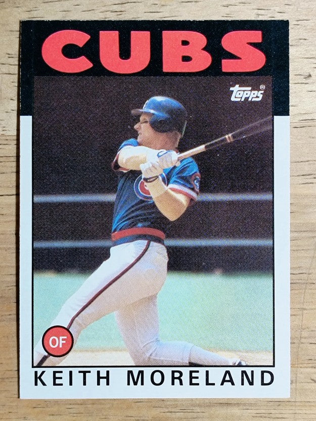 1986 Topps #266 Keith Moreland
