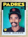1986 Topps #286 Luis DeLeon