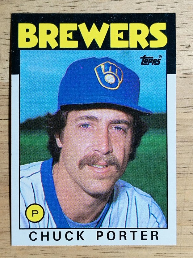 1986 Topps #292 Chuck Porter