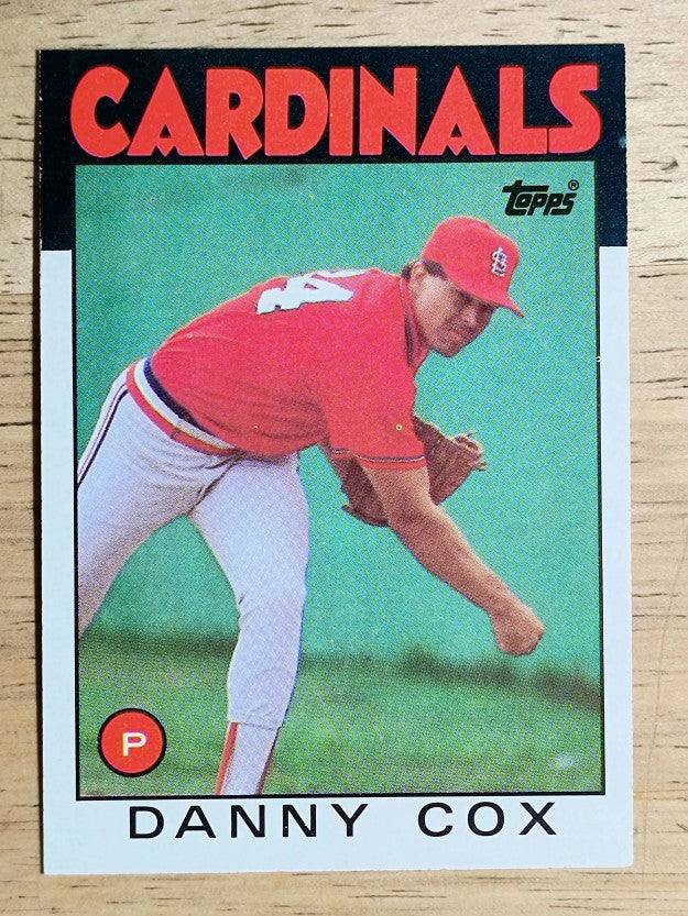1986 Topps #294 Danny Cox