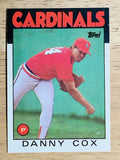 1986 Topps #294 Danny Cox