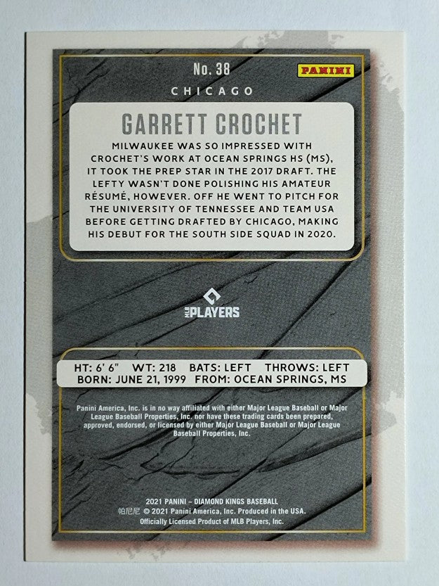 2021 Diamond Kings #38 Garrett Crochet RC