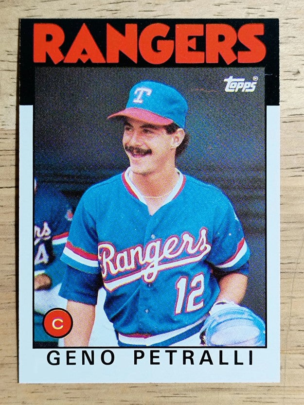 1986 Topps #296 Geno Petralli