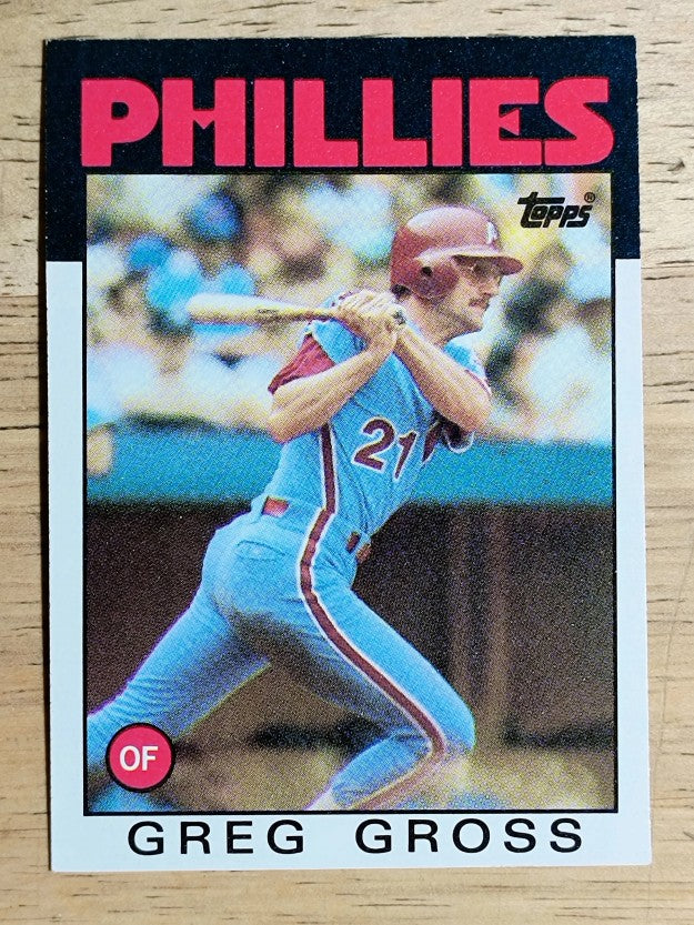 1986 Topps #302 Greg Gross