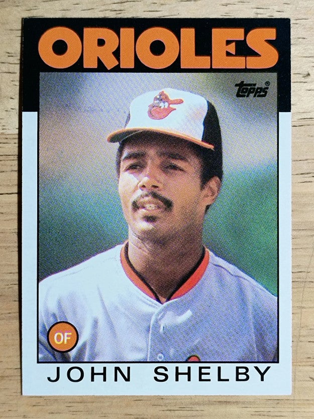 1986 Topps #309 John Shelby
