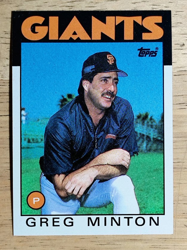1986 Topps #310 Greg Minton