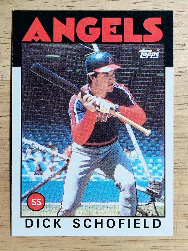 1986 Topps #311 Dick Schofield