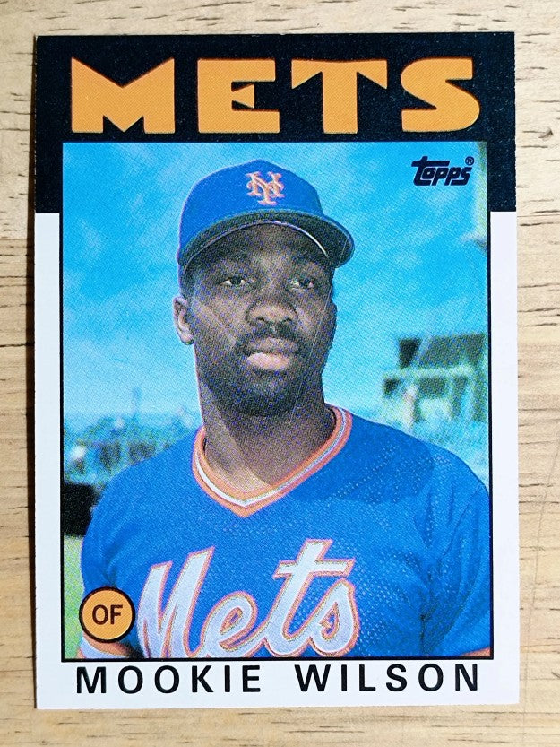 1986 Topps #315 Mookie Wilson