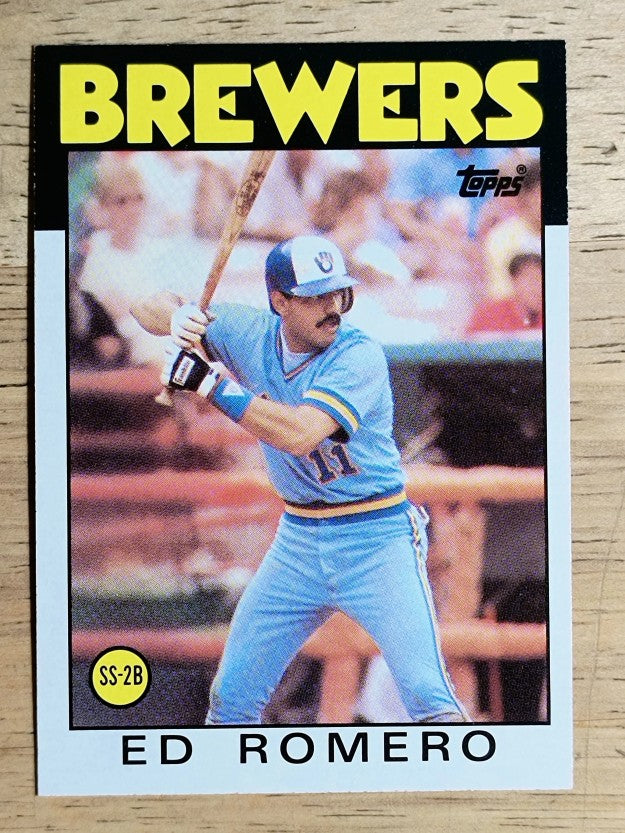 1986 Topps #317 Ed Romero