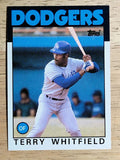 1986 Topps #318 Terry Whitfield