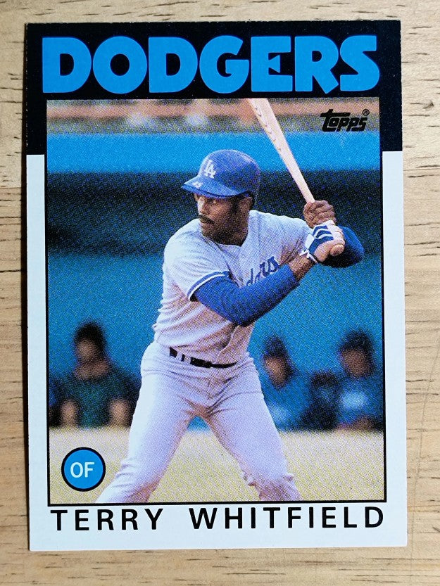 1986 Topps #318 Terry Whitfield