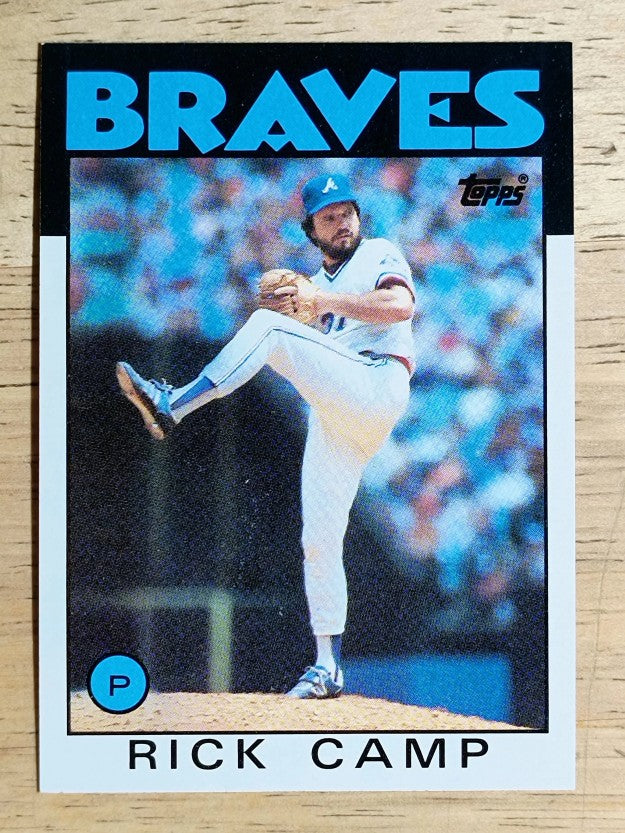 1986 Topps #319 Rick Camp