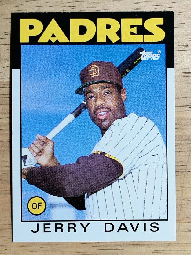 1986 Topps #323 Jerry Davis