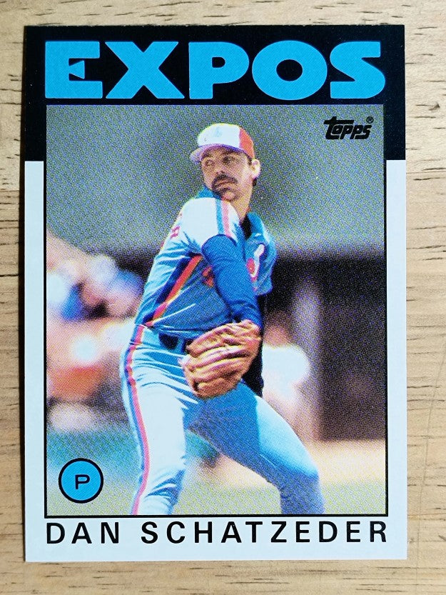 1986 Topps #324 Dan Schatzeder