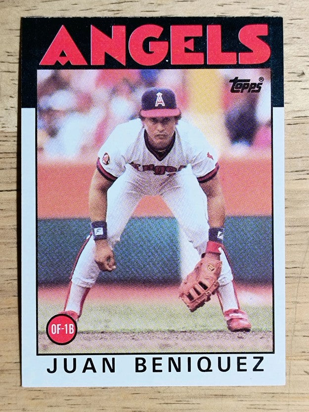 1986 Topps #325 Juan Beniquez