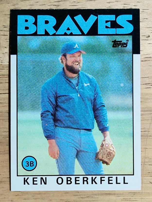 1986 Topps #334 Ken Oberkfell
