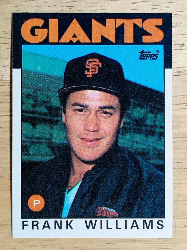 1986 Topps #341 Frank Williams