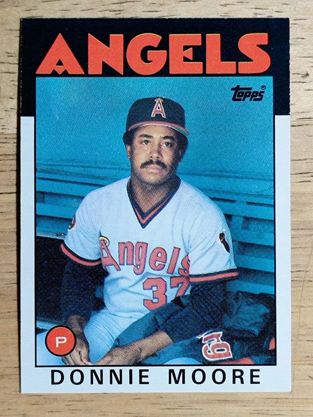 1986 Topps #345 Donnie Moore