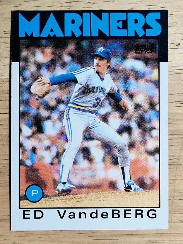 1986 Topps #357 Ed VandeBerg