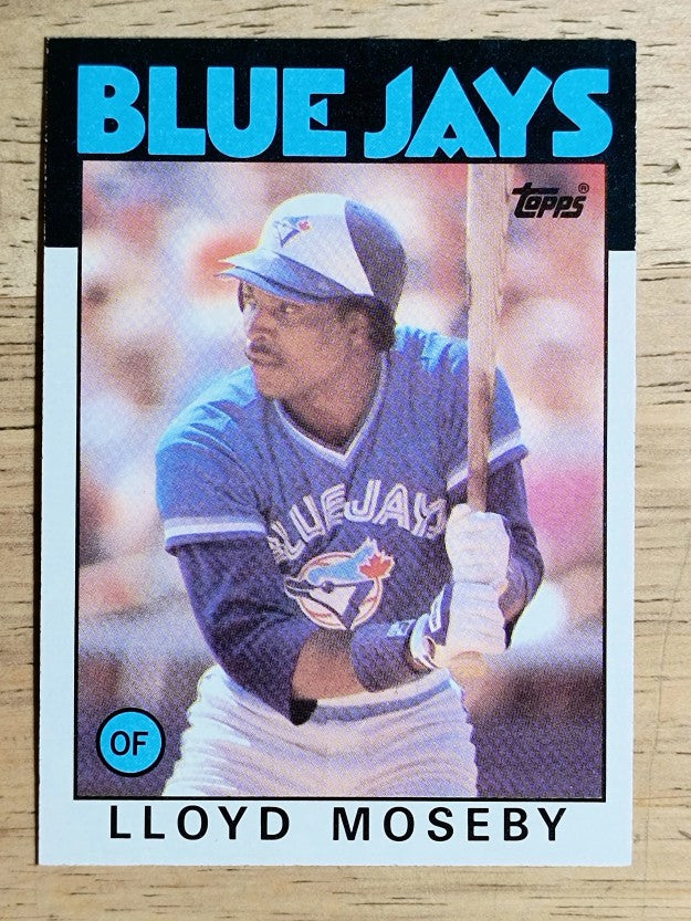 1986 Topps #360 Lloyd Moseby