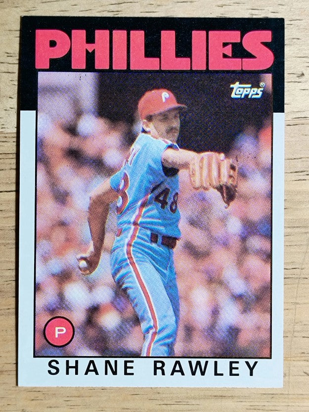 1986 Topps #361 Shane Rawley