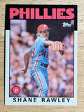 1986 Topps #361 Shane Rawley