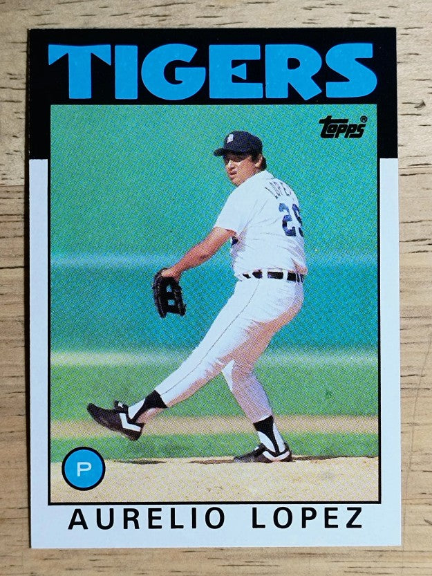 1986 Topps #367 Aurelio Lopez