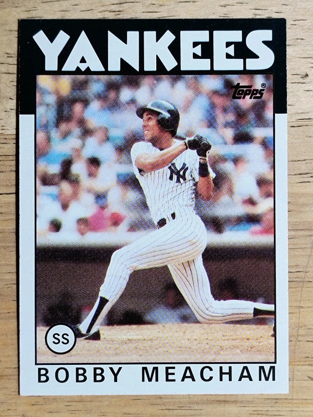 1986 Topps #379 Bobby Meacham