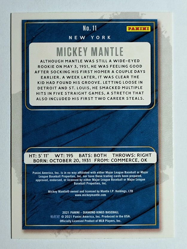 2021 Diamond Kings #11 Mickey Mantle