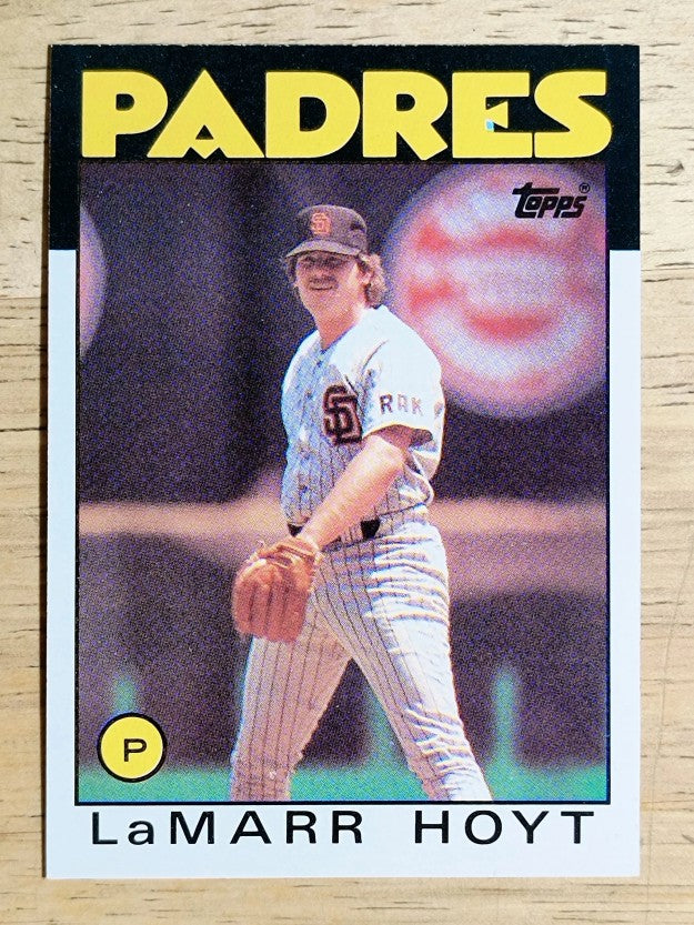 1986 Topps #380 LaMarr Hoyt