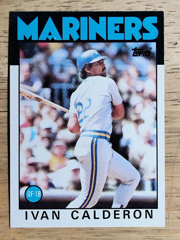 1986 Topps #382 Ivan Calderon RC
