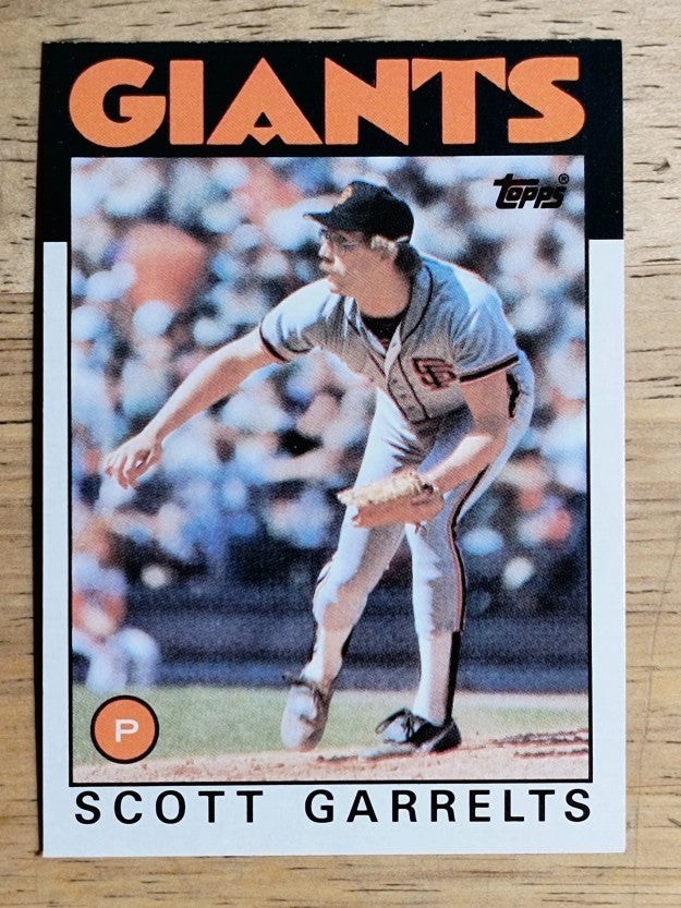 1986 Topps #395 Scott Garrelts