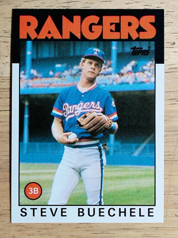 1986 Topps #397 Steve Buechele RC