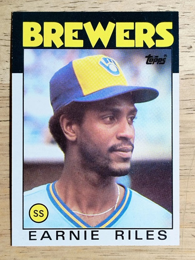 1986 Topps #398 Earnie Riles